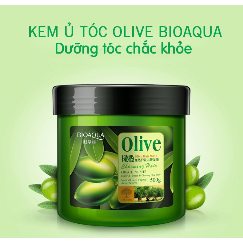 Kem ủ tóc Olive Bioaqua 500ml