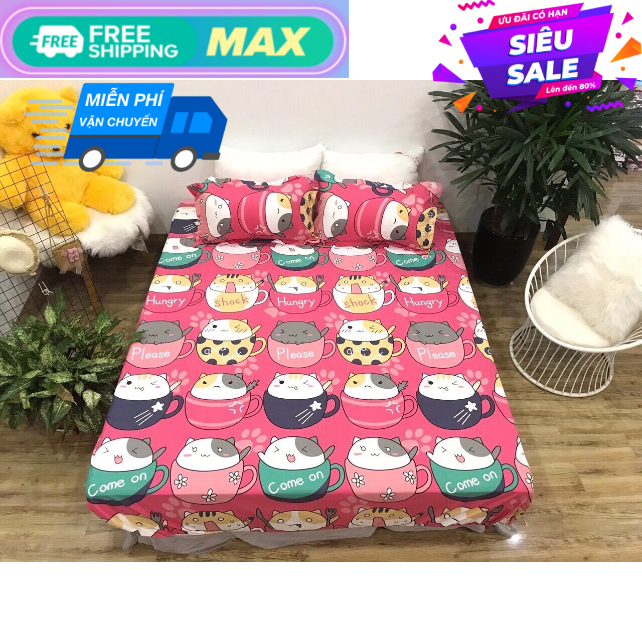 Ga Chống Thấm Cotton Hàn Quốc Cao Cấp