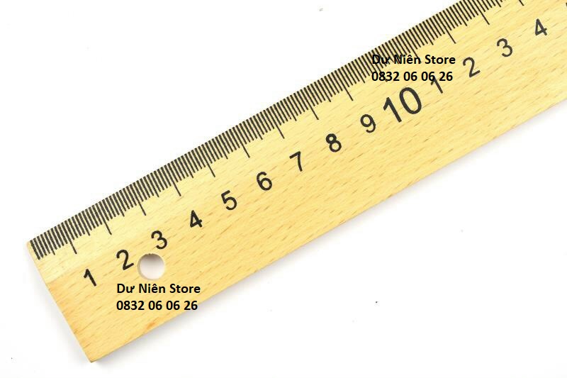 Thước Gỗ Loại Cong & Thẳng 50cm, 60cm Loại Tốt.