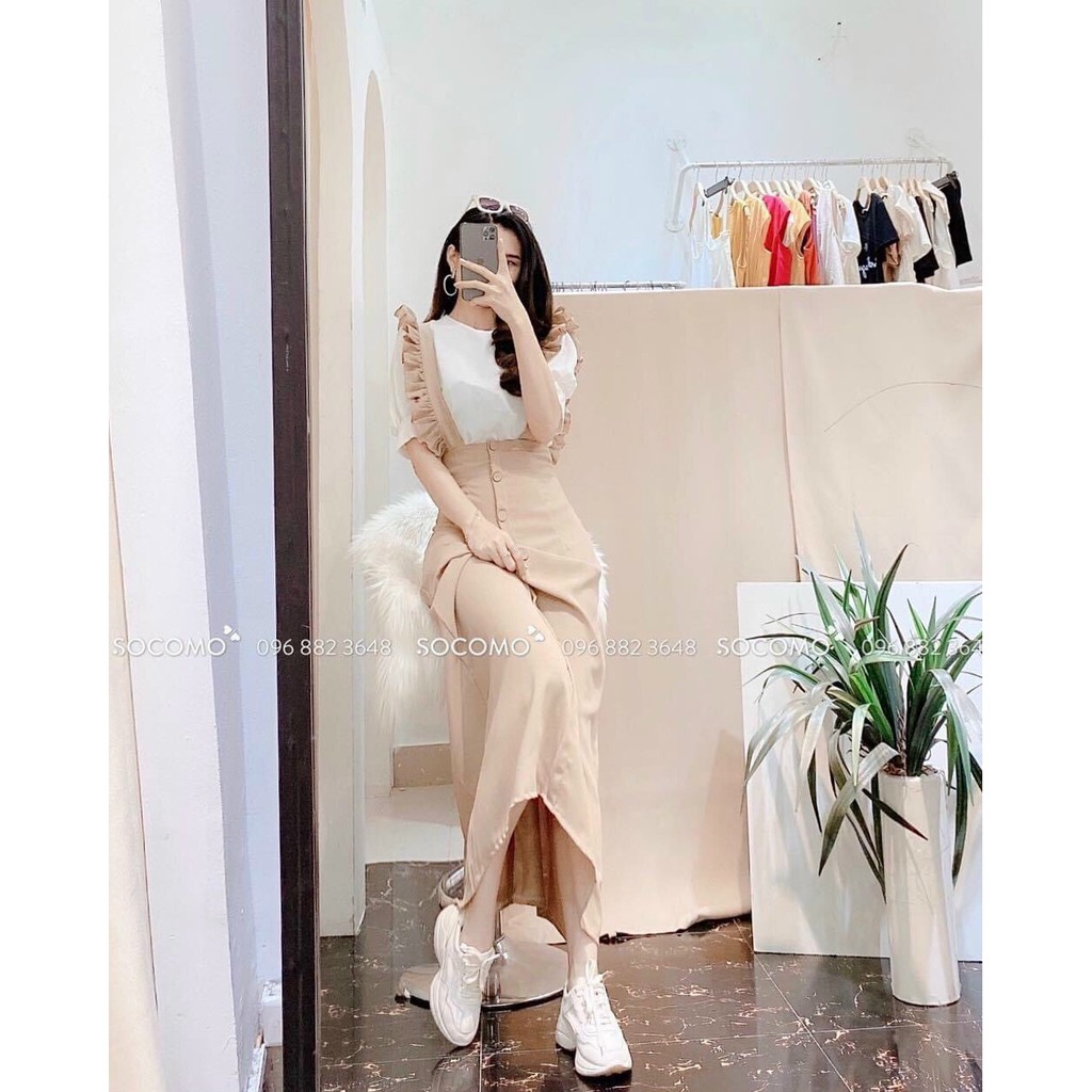 SÉT VÁY YẾM ĐÍNH NÚT