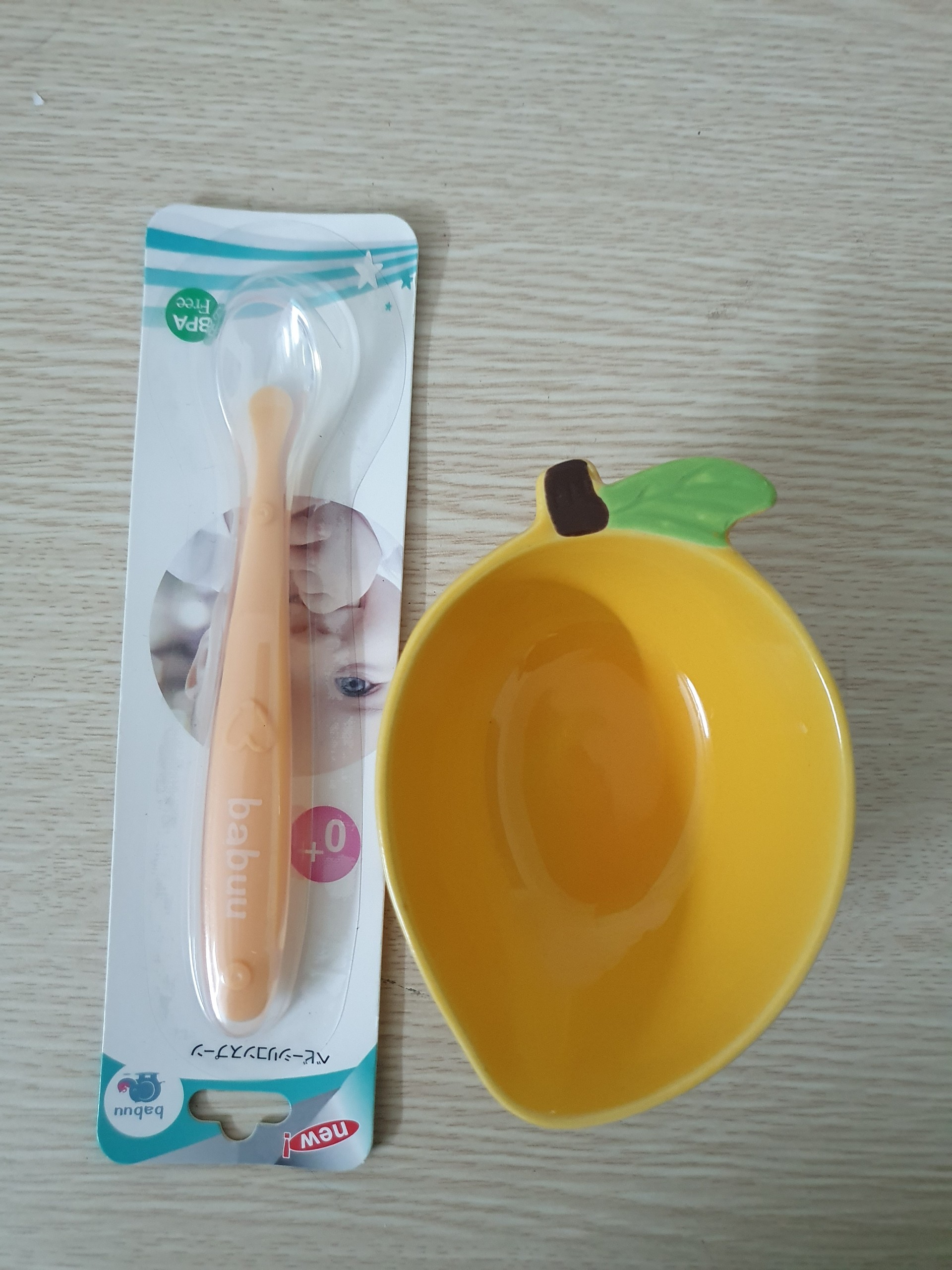 Thìa ăn dặm - Thìa ăn dặm silicon Babuu