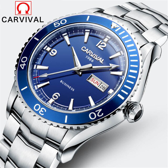 BÁO GIÁ ĐỒNG HỒ NAM CHÍNH HÃNG HÀ NỘI | Shopee Lazada Sendo Tiki mới nhất 68 Đồng hồ Nam CARVIVAL Thiết Kế Đậm Chất Thụy Sỹ, Dây Thép Đúc Đặt, Khóa Bướm Cao Cấp, Chống Nước Tốt, Đồng Hồ Nam Cơ Tự Động, Đồng Hồ Nam Chính Hãng, Đồng Hồ Nam Chống Nước, Đồng Hồ Nam Cao Cấp