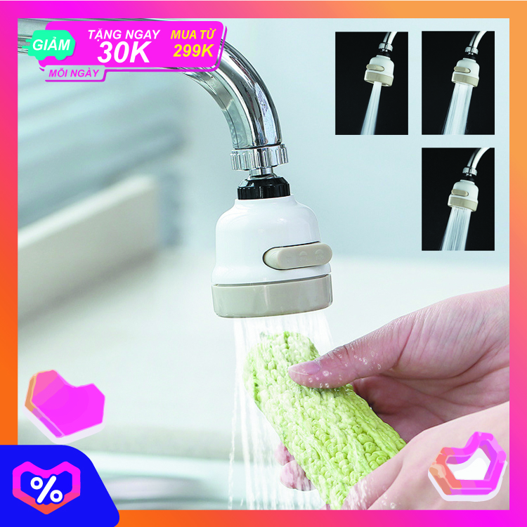 [XEM VIDEO] Vòi tăng áp nối vòi nước rửa chén – 3 chế độ