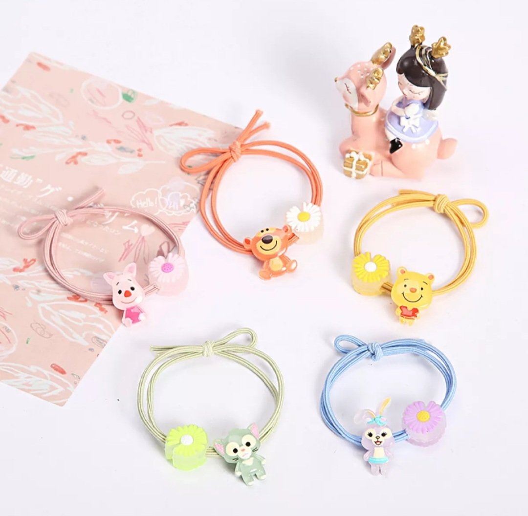 BỘ 02 THUN CỘT TÓC DẠ QUANG ĐÁNG YÊU