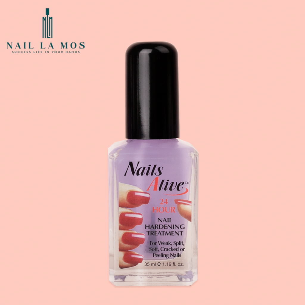 Sơn dưỡng móng Nails Alive 24H chính hãng 35ml - Sơn móng tay dưỡng phục hồi cải thiện hư tổn Nail Hardener nhập khẩu Mỹ