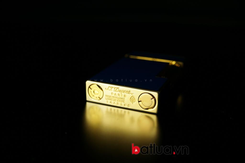 Bật lửa St. Dupont mầu vàng đen mẫu 46