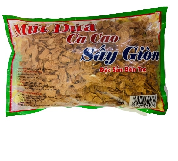MỨT DỪA CACAO SẤY GIÒN