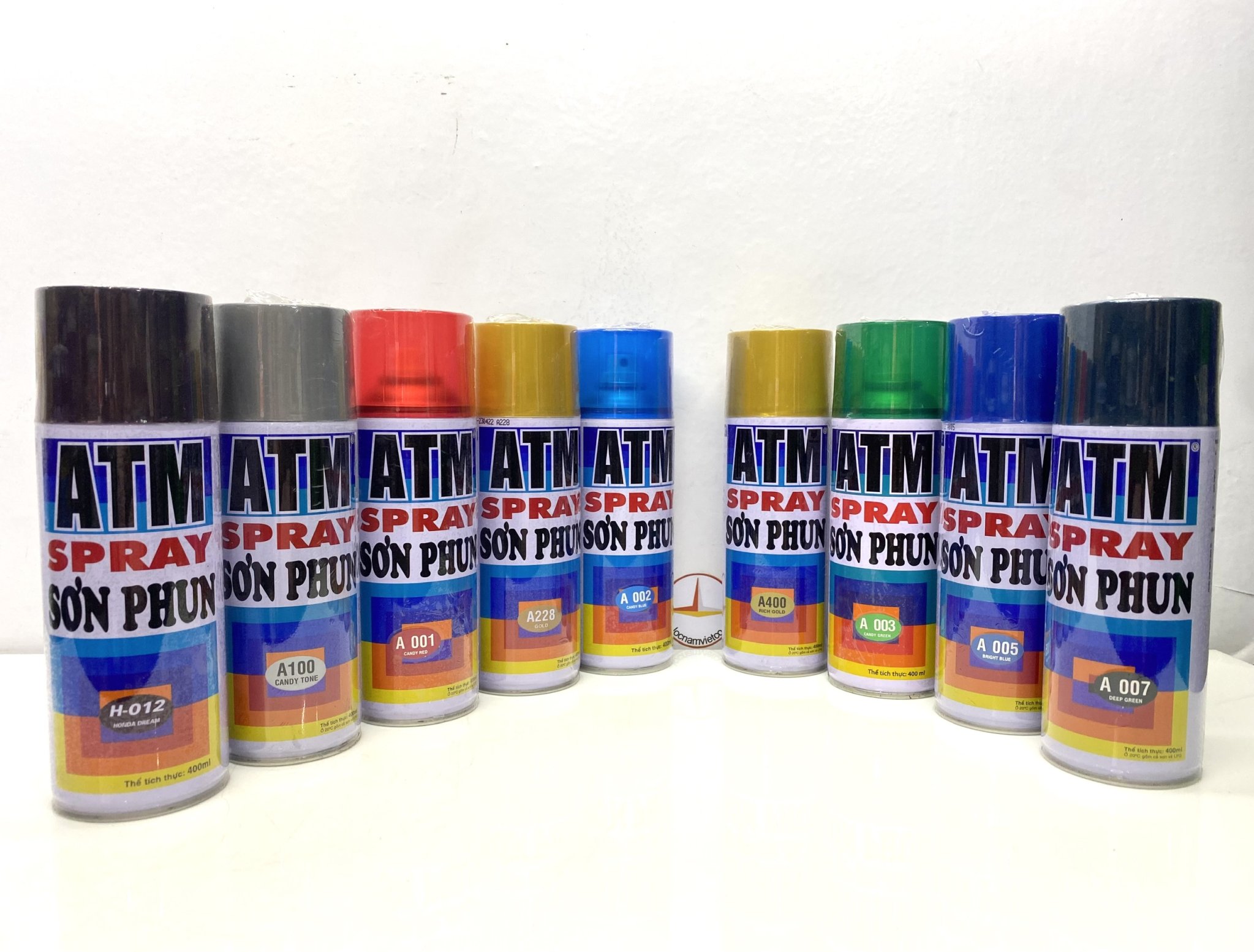 Spray Paint, Multi-Colored Atm Motorbike Spray Paint 400ml
