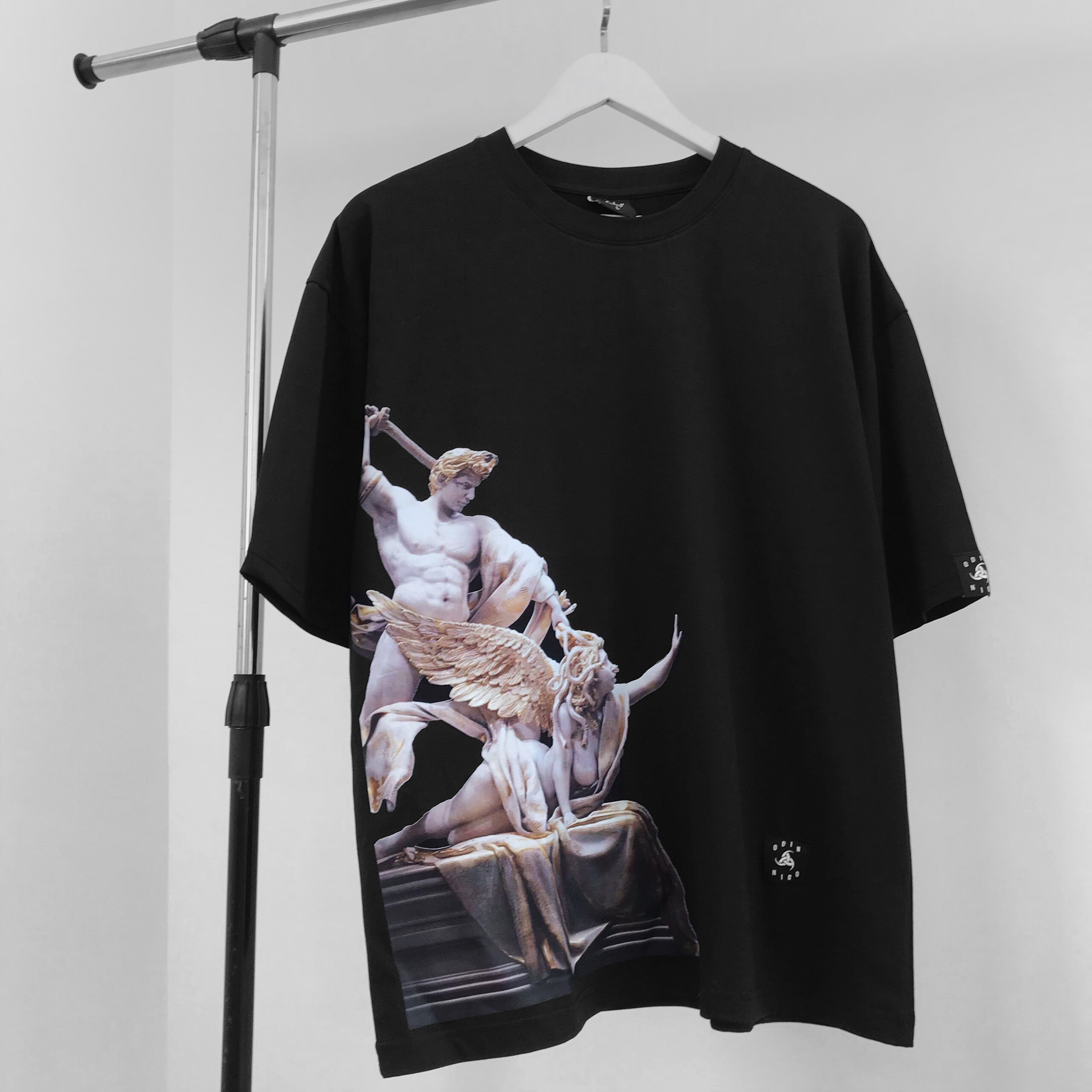 Áo thun Oversize Medusa, JACKLANE, áo phông nam nữ ngắn unisex Jack Lane