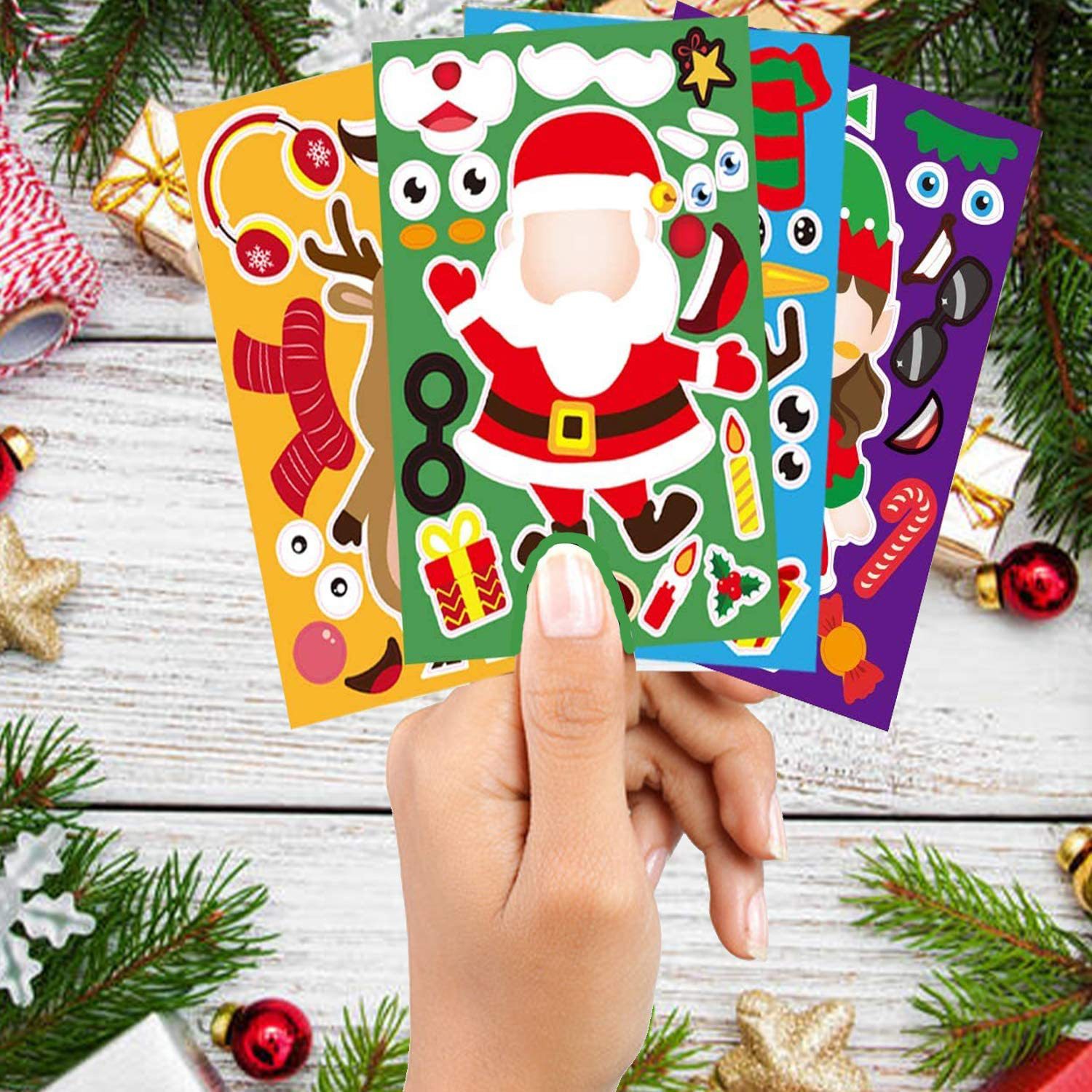 Tem dán sticker noel cho bé