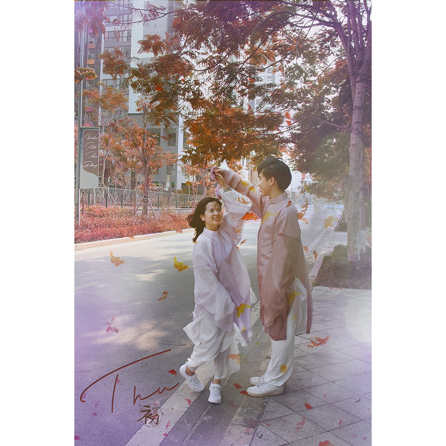 Áo Tấc Nâu Cà Phê Dành Cho Nam (Set Thu)