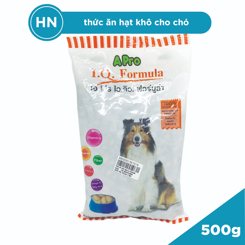 Thức Ăn Hạt Khô Cho Chó Mèo IQ Formula 500g - hạt cho chó mèo giá rẻ bổ sung vitamin rau củ