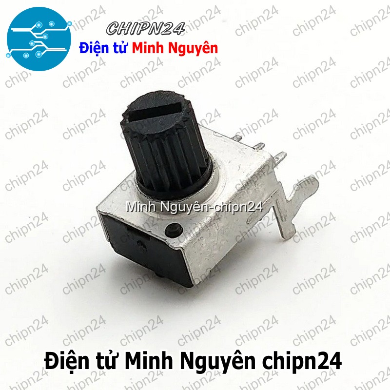 [4 con] (F173) Biến trở RV09 Ngang Trục Ngắn (1K/2K/5K/10K/20K/50K/100K RV0931 Trục 7.5MM) - [Chọn Loại] - HHH.00489
