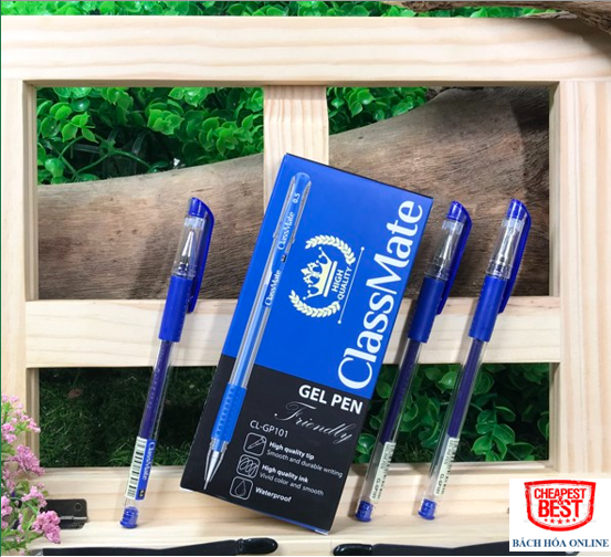 Bút Gel Classmate GP101 Xanh, Đen, Đỏ, Tím