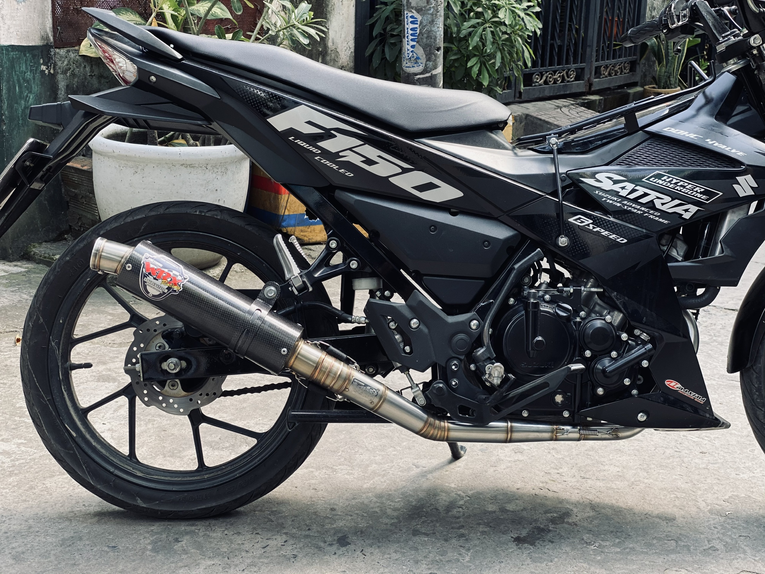 Cổ pô WRX Satria FI / Raider FI 32mm