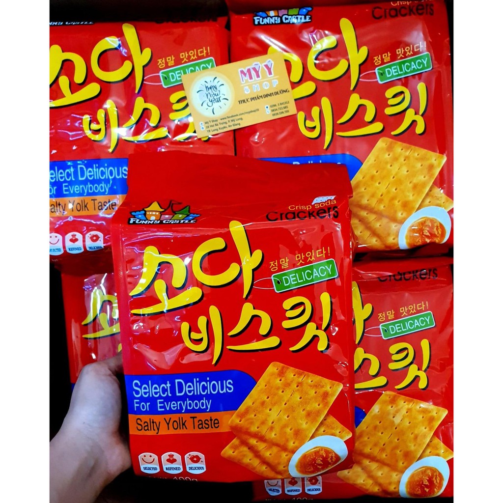 Bánh Quy Măn Ăn Kiêng Soda Crackers 400g