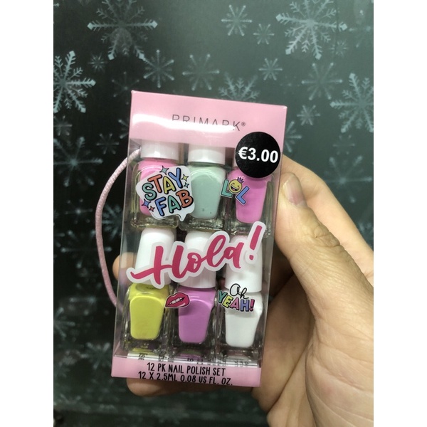 Set sơn móng tay Primark cho bé
