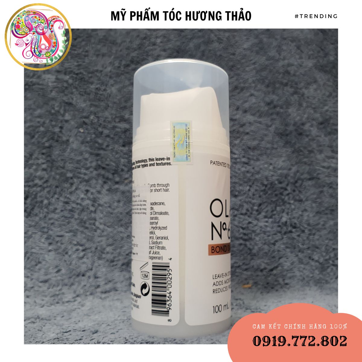 [Chính hãng] [NEW] KEM XÃ KHÔ OLAPLEX SỐ 6 BOND SMOOTHER 100ML
