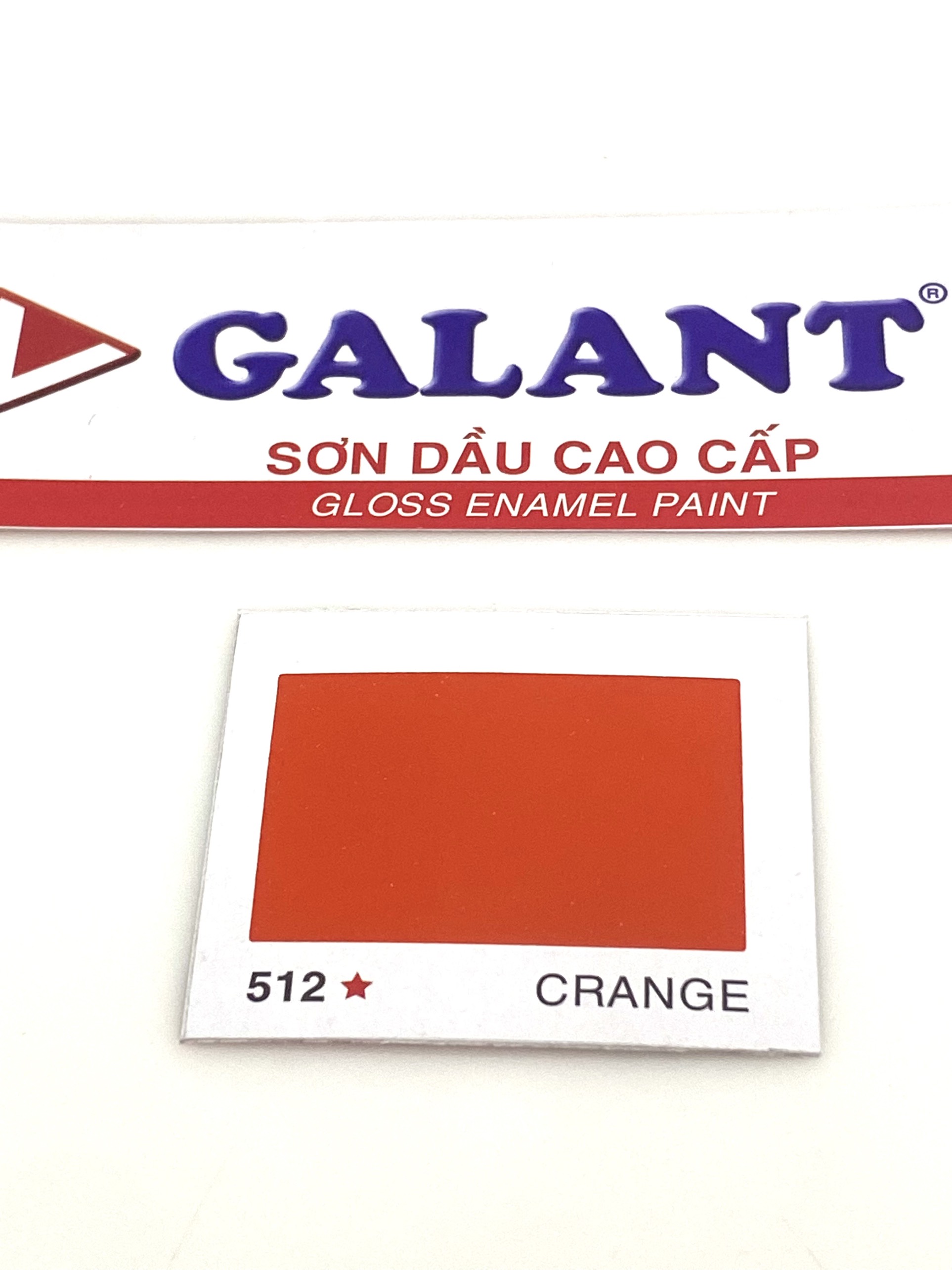 Sơn sắt, sơn dầu Galant màu cam 512 800ML