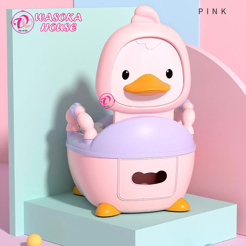 Cute hippotamus duck plush potty for 1-5 year old babies