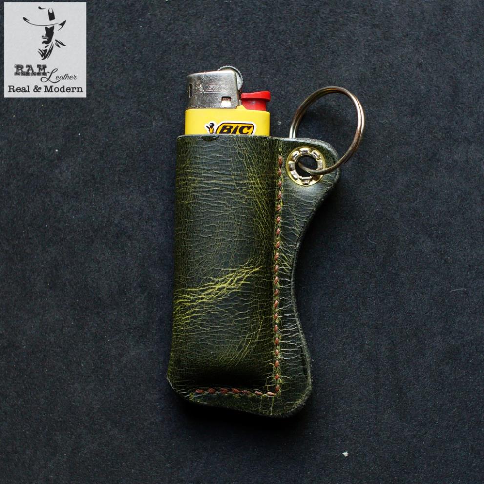 Túi Đựng Bật Lửa Bigc Da Thật Rất Đẹp RAM Leather