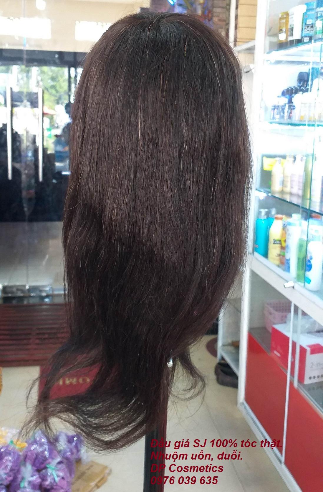 [HCM]Đầu tóc giả SJ 100 % tóc thật ( đầu Ken )