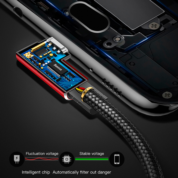 Cáp sạc nhanh Iphone nhãn hiệu Baseus CALMVP-09 dài 1m