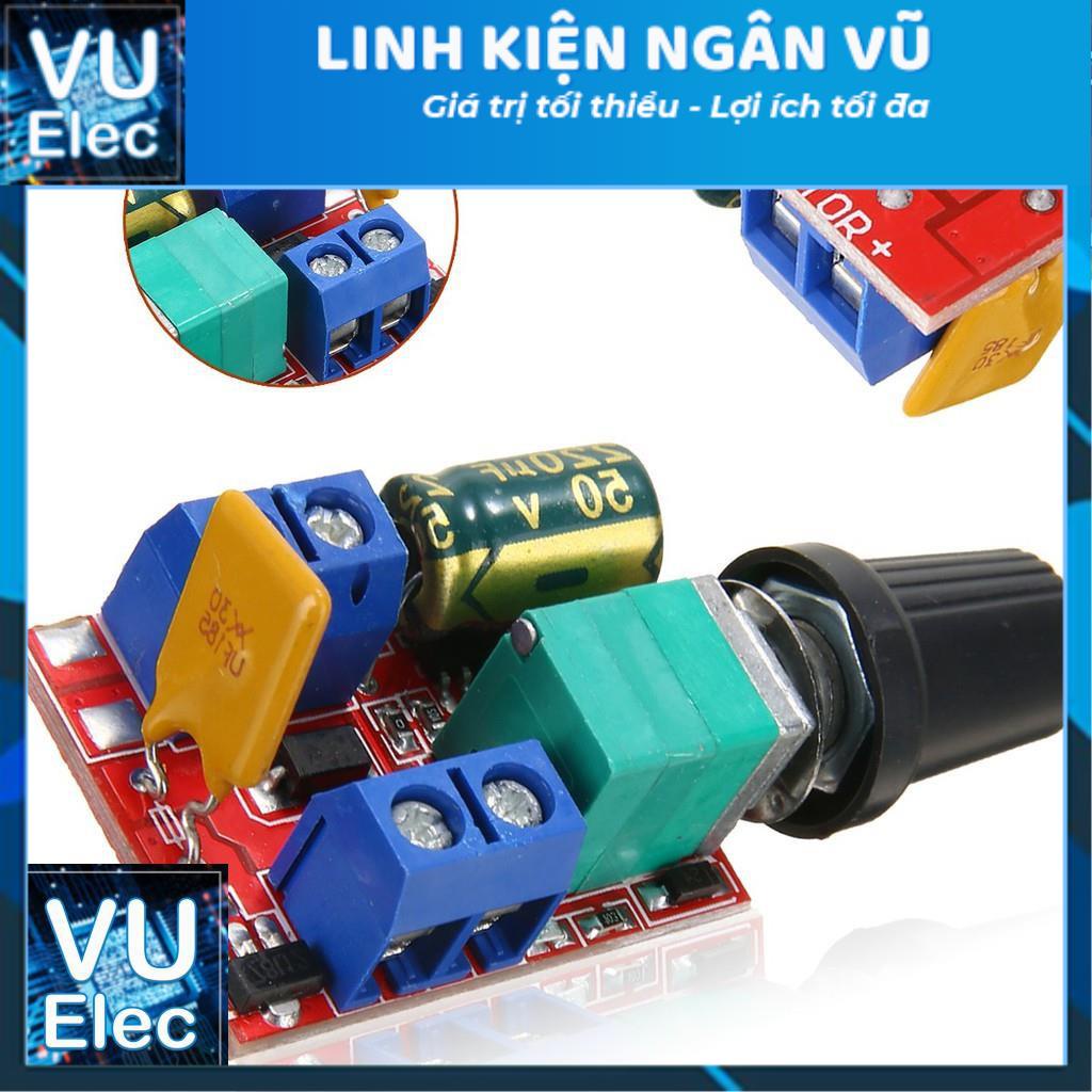 Dimmer dc3-24v 5a - điều tốc động cơ, quạt dc
