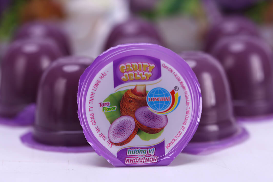 500g thạch trái cây vị khoai môn