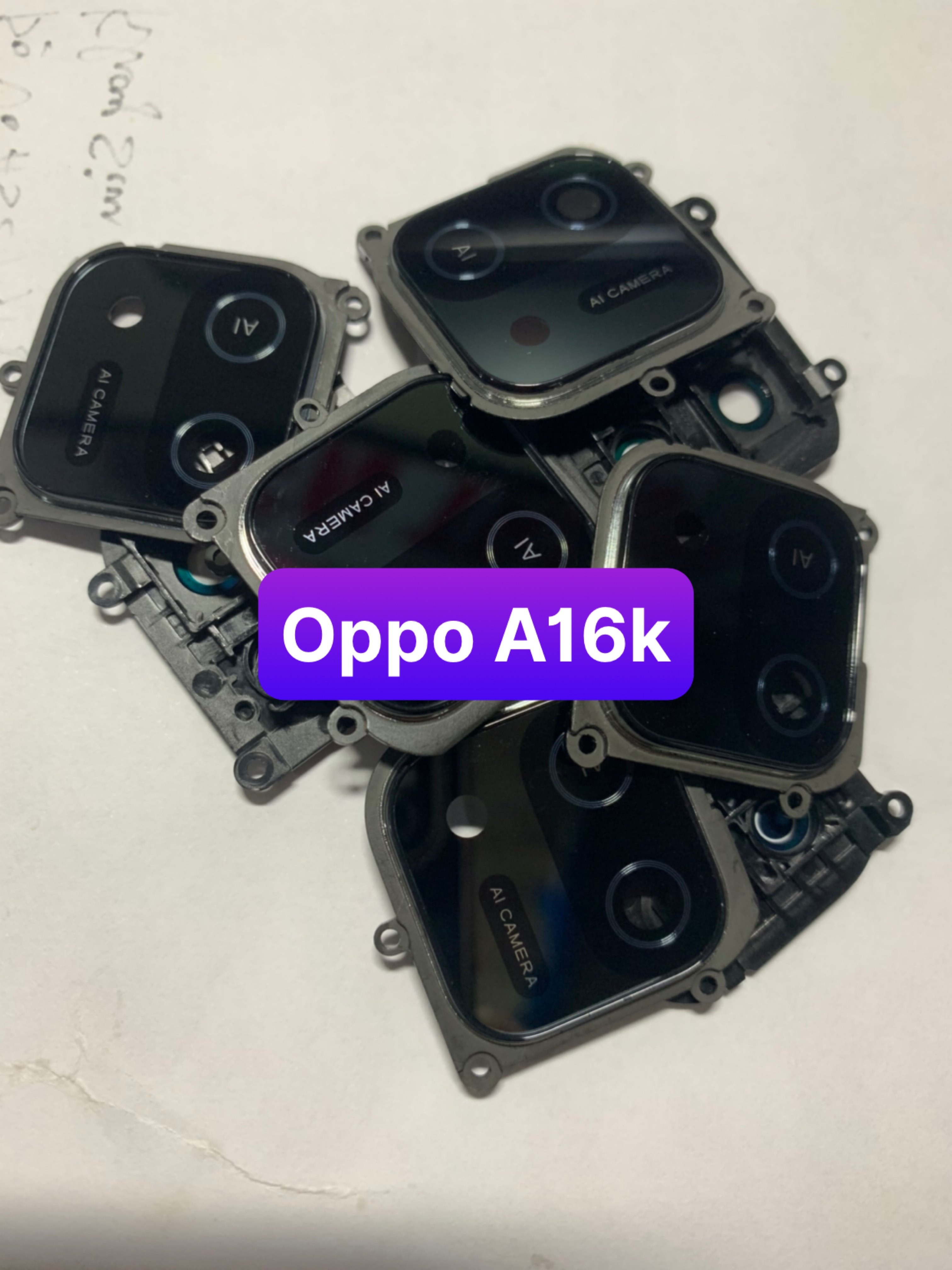 Bộ kính camera liền vành, không vành oppo A16k