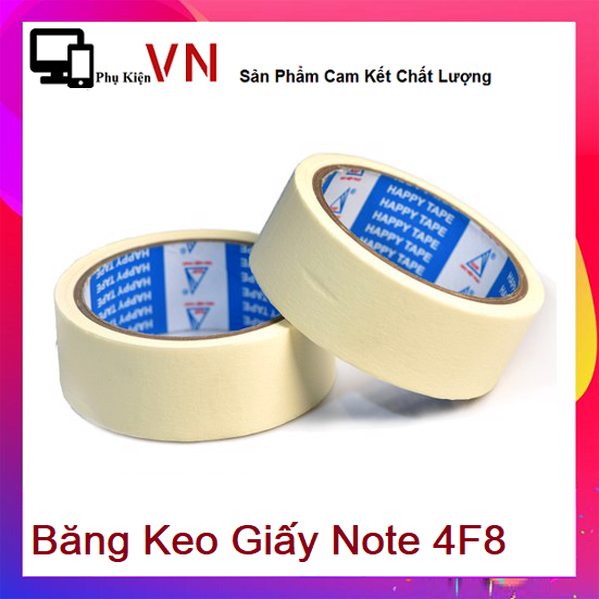 ⚡ băng keo giấy 4f8 viết ghi chú nhãn dán tiêu đề - băng keo giấy note 4f8 ⚡