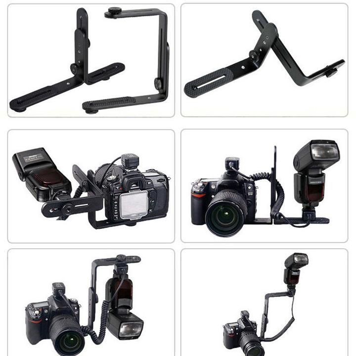 Gá gắn đèn Flash Led chữ L shaped bracket