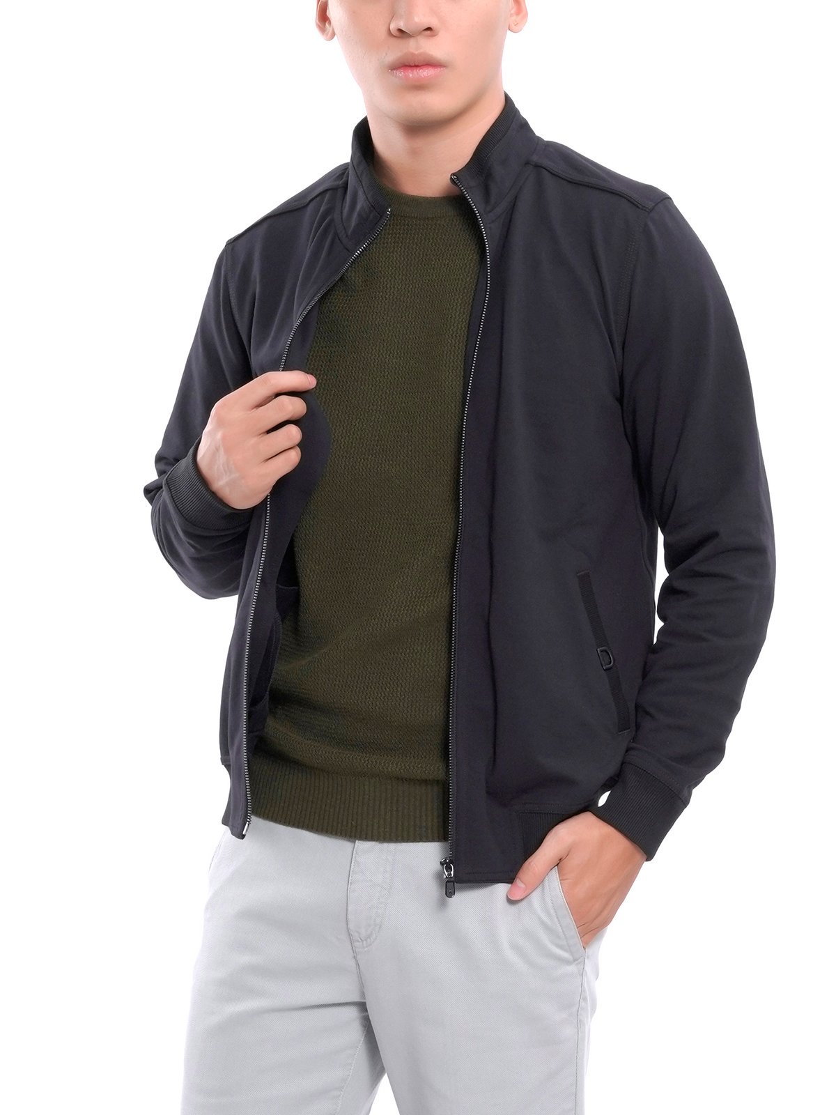 [XẢ KHO] ÁO KHOÁC NỈ NAM ARISTINO AJK034