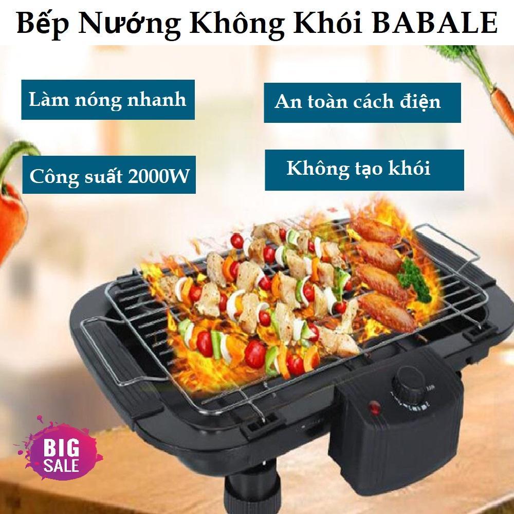 [HCM]Bếp nướng không khói ( Babale)-Với thiết kế bằng nhựa chịu nhiệt tay cầm đảm bảo thời gian sử dụng lâu dài .- Là trợ thủ đắc lực giúp bà nội trợ nấu những món nướng thơm ngon-Bảo hành bởi Subeo Store.
