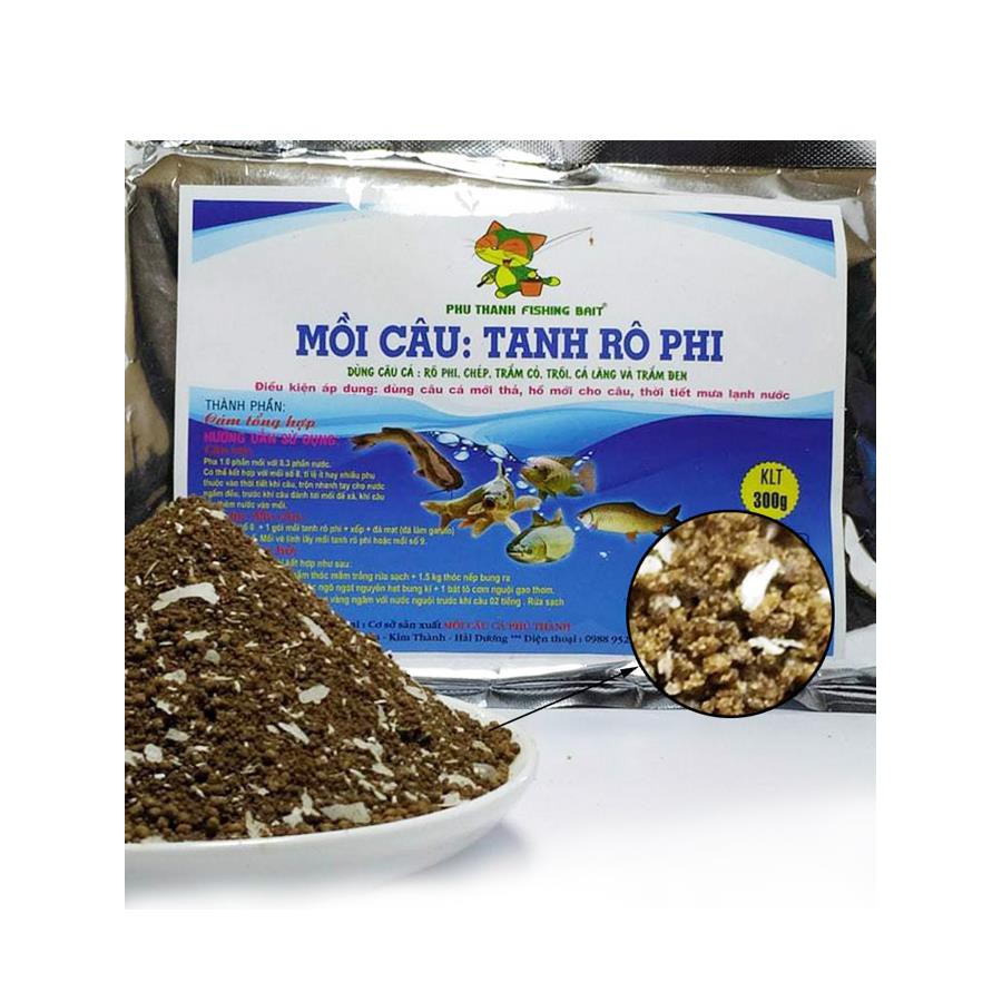 Mồi câu phú thành tanh rô phi