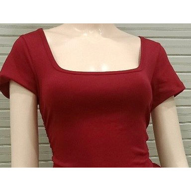 Áo cổ chữ U basic nữ bigsize