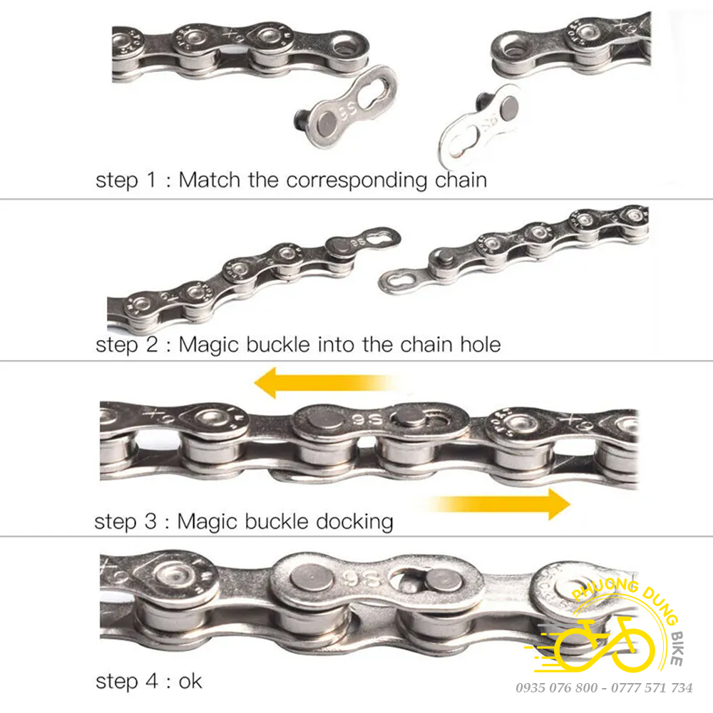 Master Link - Khóa nối mắt xích xe đạp 6/7/8S 9S 10S 11S 12S