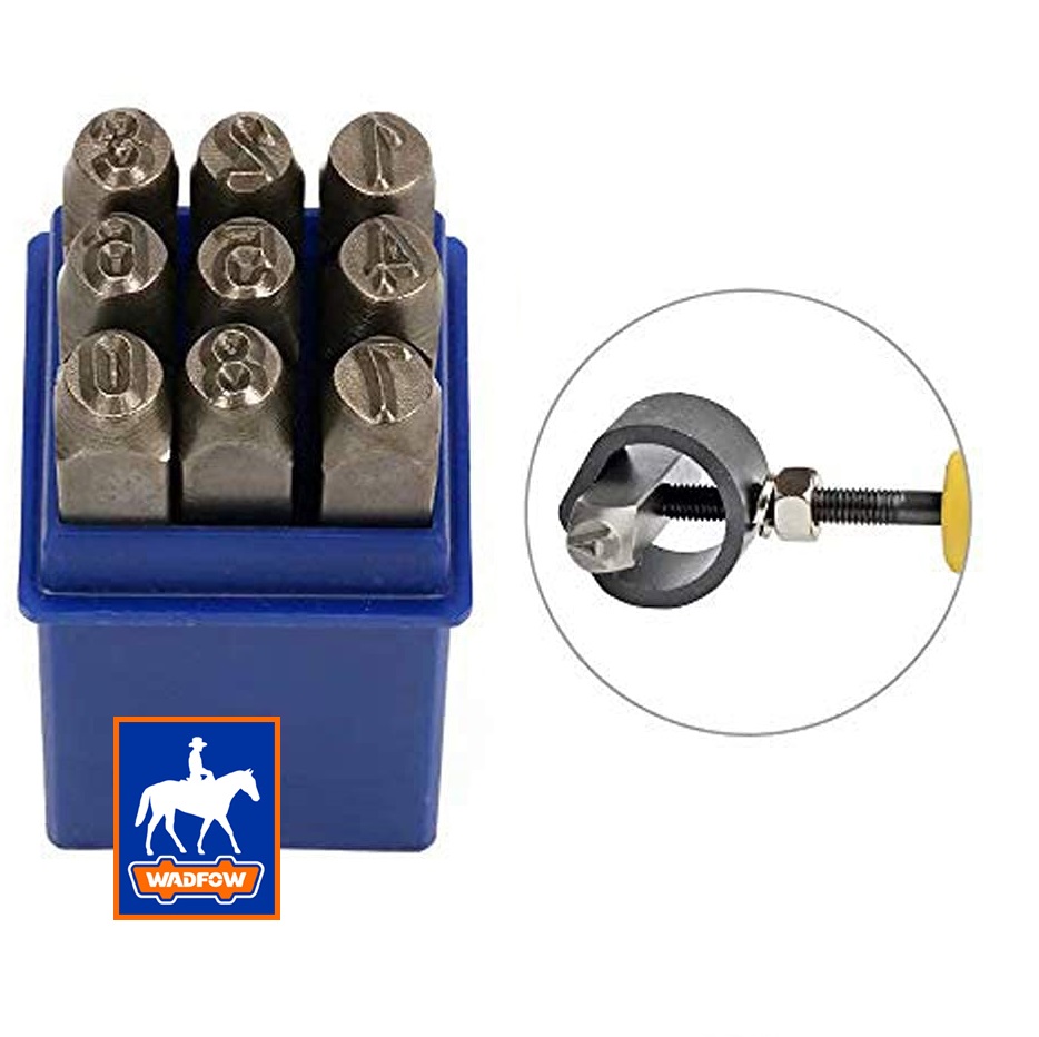 Bộ Đóng Số 9 Cây 6mm WADFOW WCC9596