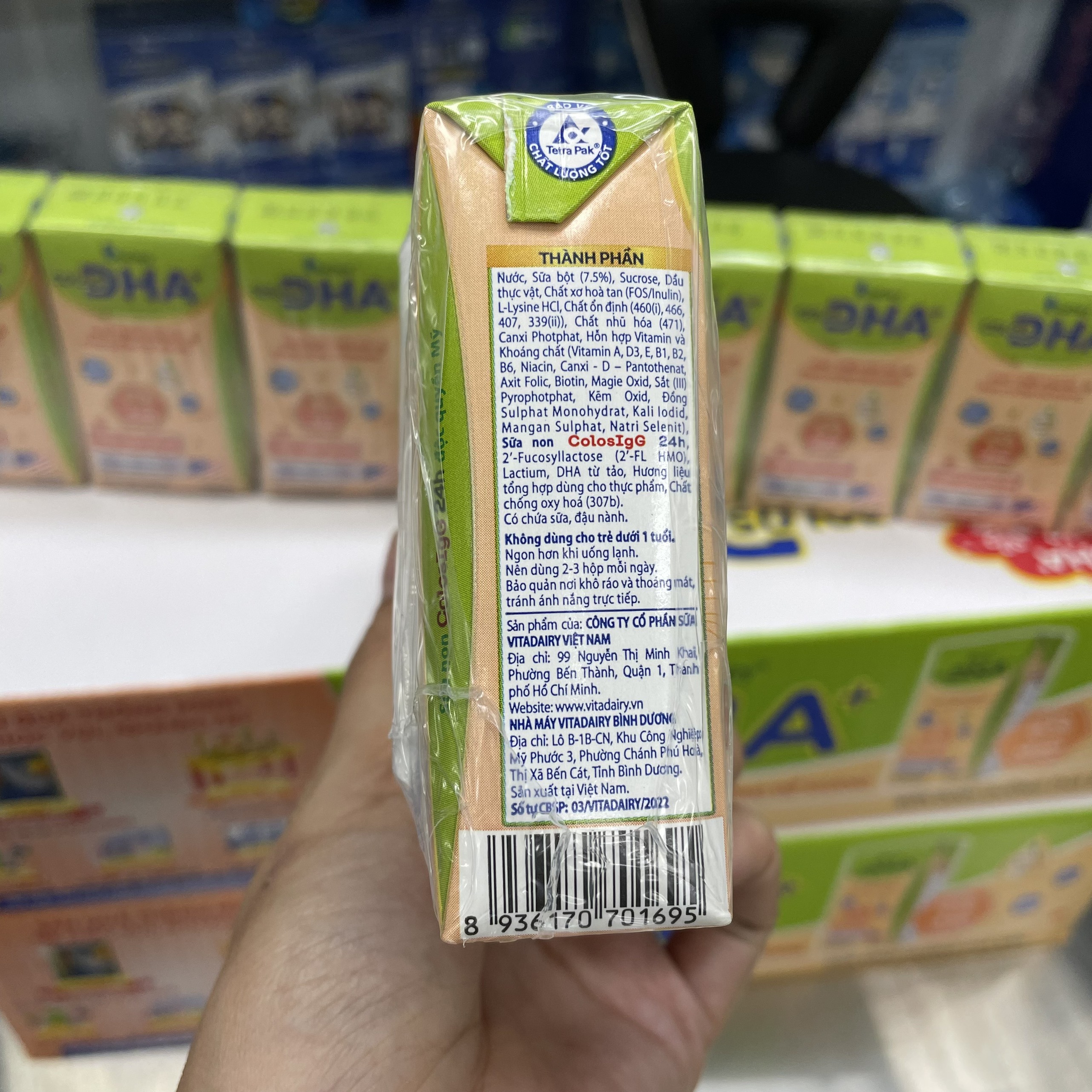 (Tặng 4 Hộp STC, Có Thẻ Cào QR) Thùng 48 Hộp Sữa Bột Pha Sẵn Colos DHA+  110ml/ 180ml (BIBISTORE)