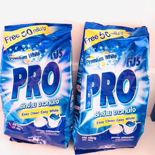 Pro Thai Laundry Detergent Powder 250g Bag