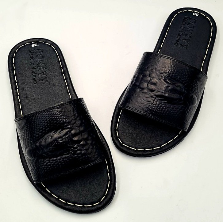 DÉP NAM CAO CẤP DA BÒ 100%  - SHOP KINSON