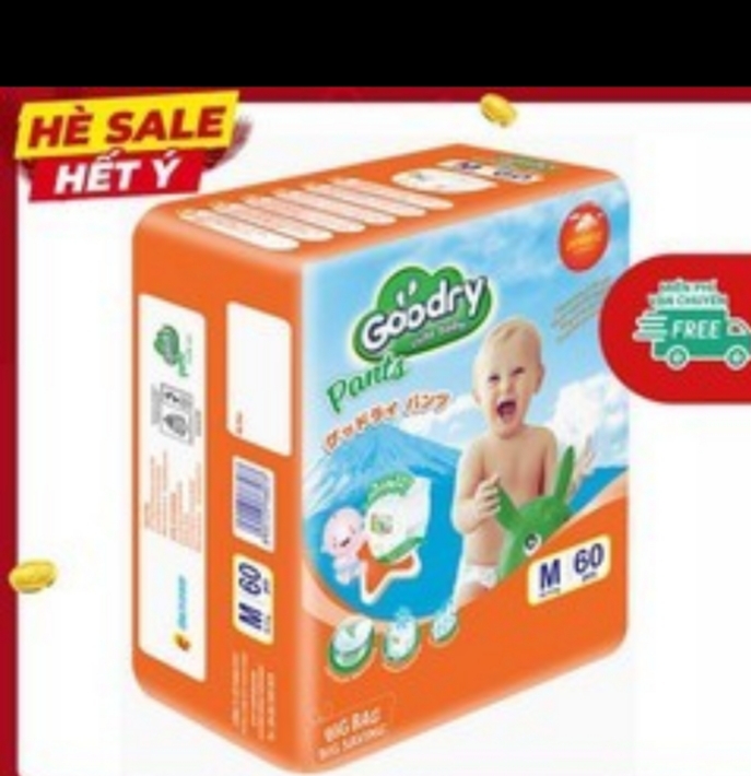 Tã quần cực đại goodry m60, l54, xl48