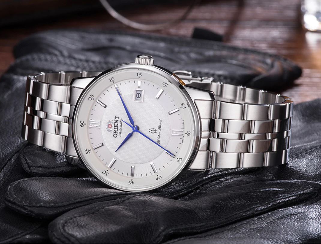{ ĐỒNG HỒ HÀNG HIỆU } Đồng Hồ Orient Automatic Số Cọc Dây Kim Loại Full Box { BÁN BUÔN ORIENT SEIKO PATEK SK }
