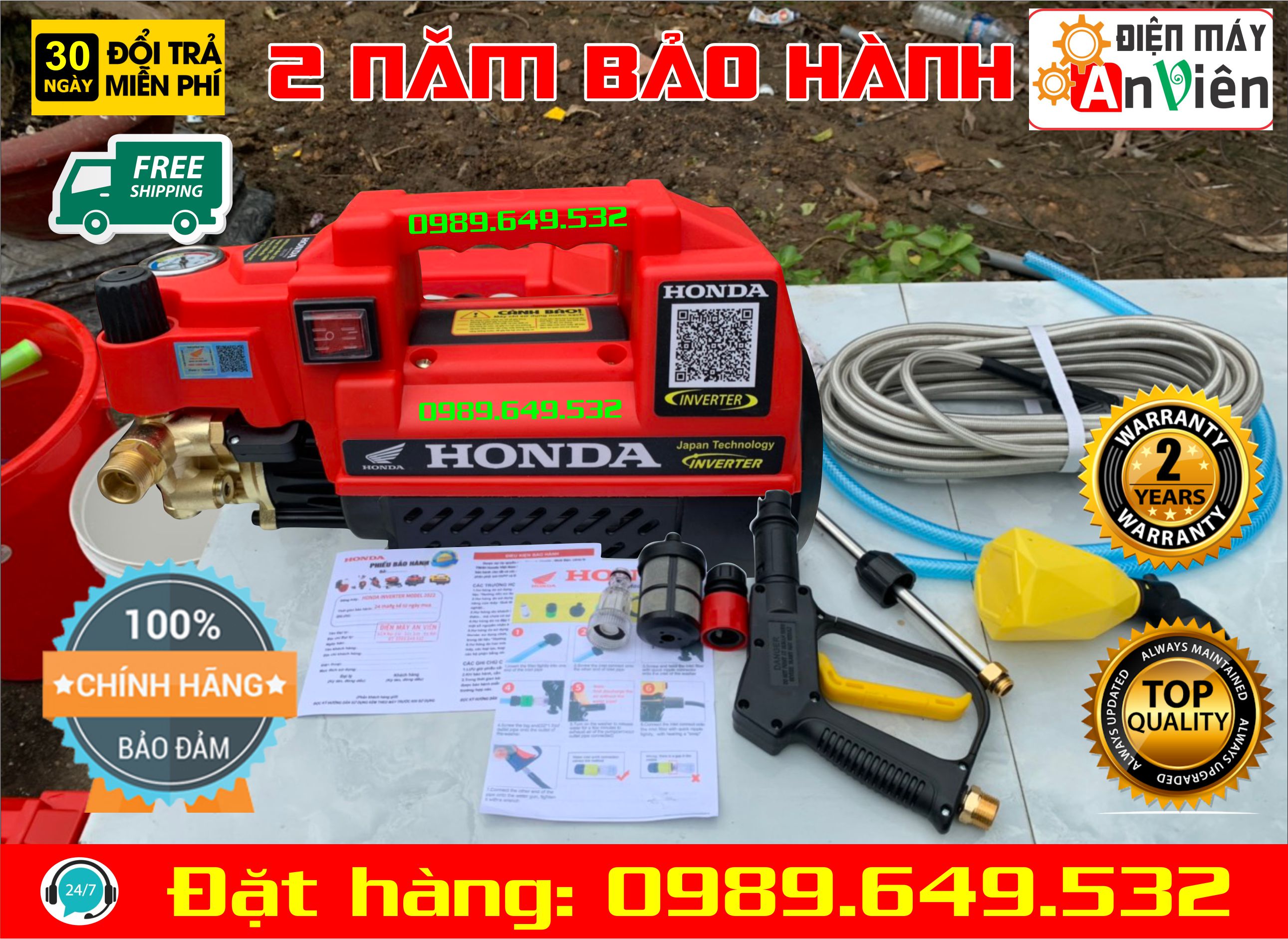Máy Rửa Xe HONDA INVERTER MODEL 2022