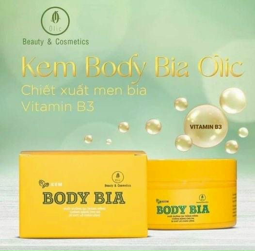 Kem Body Men Bia Olic(hàng cty)