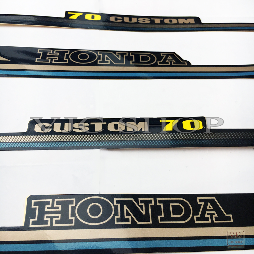 Bộ tem xe Honda Custom C70
