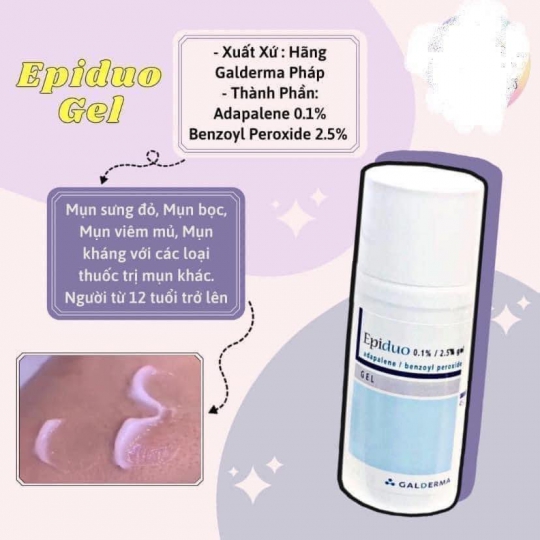 Kem giảm mụn Epidou 15g