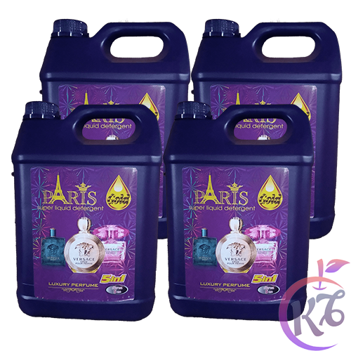 Combo 4 chai Nước giặt Paris 5 lít hương nước hoa Pháp 5in1 - nước giặt xả hương nước hoa can 5lít thơm lâu - nuoc giat