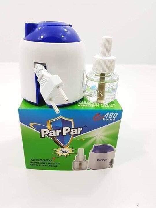 Máy xông tinh dầu đuổi muỗi Parpar tặng kèm Lọ tinh dầu đuổi muỗi