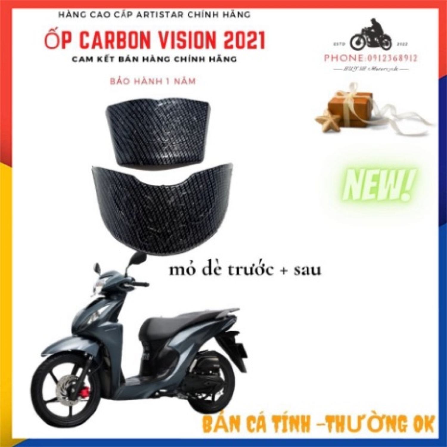 Ốp Carbon Vision 2021 -Vision 2022-Vision 2023, Vision Cá Tính Đời Mới, Trang Trí xe Vision 2022, ốp trang trí xe vision 2021, Phụ kiện xe vision cá tinh 2022, bộ trang trí xe Vision